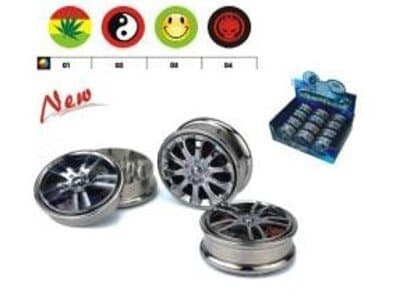 2 Piece Wheel Metal Grinder (12-pack display)
