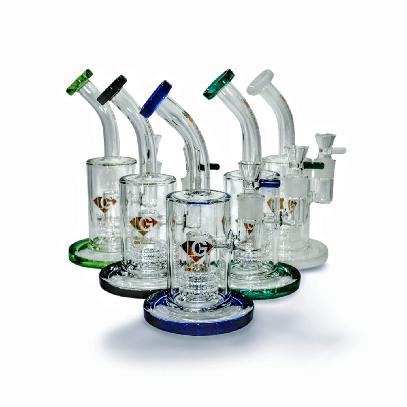 PJ002 Matrix Perc Bubbler (2-pack) (5 Colours)