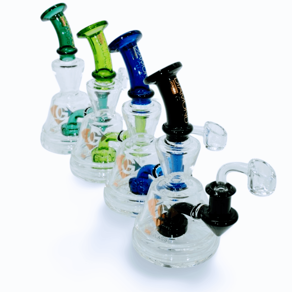 PJ008 Glass Rig (2-pack) (4 Colours)