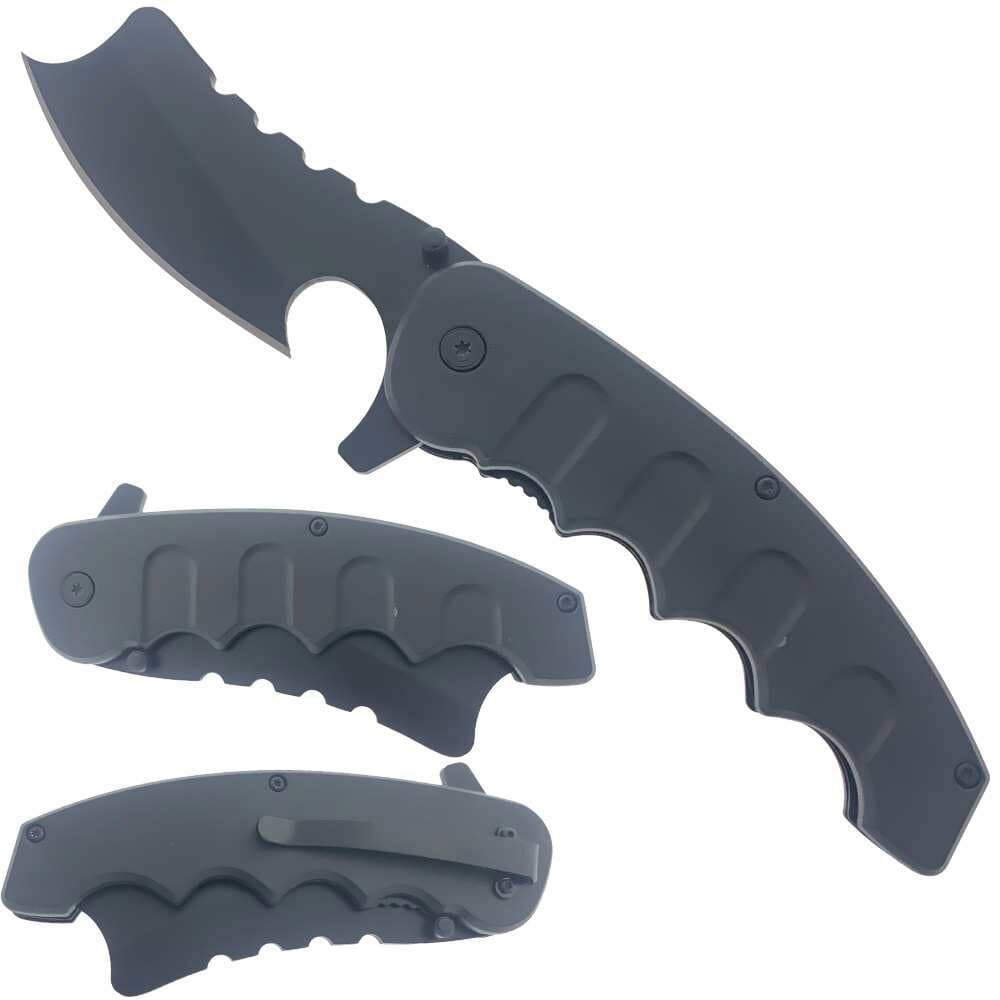 8" Pocket Knife w/ Belt Clip