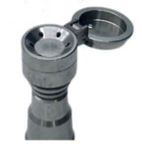 TN11 Female Domeless Titanium Nail with Cap 2 in 1 6Hole 14/18mm