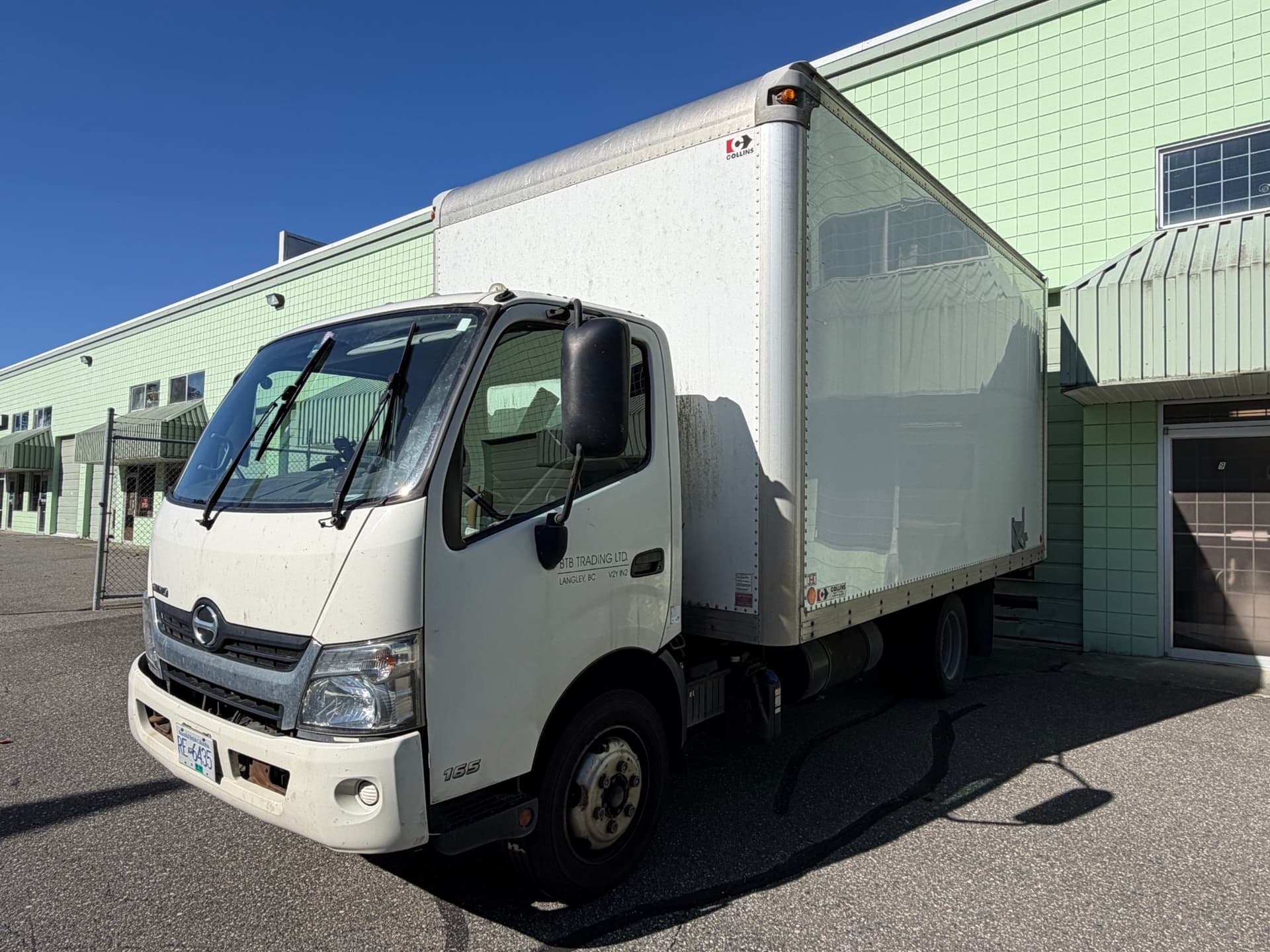 The BTB Trading delivery truck